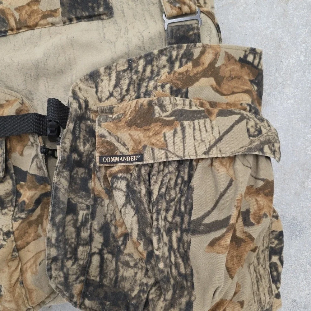 Commander Realtree Oak Cut-N-Run Turkey Vest Camo Seat Cushion Size Larrge XL‎